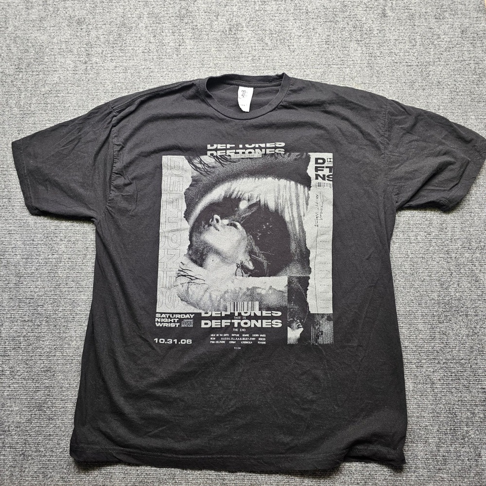 Deftones Saturday Night Wrist Album Graphic T-Shirt Black XL TeeStyled